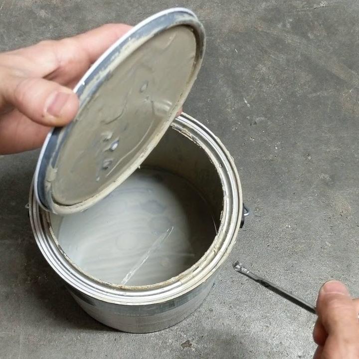 Paint Can Lid Brush Wiper Holder Lid 3d model