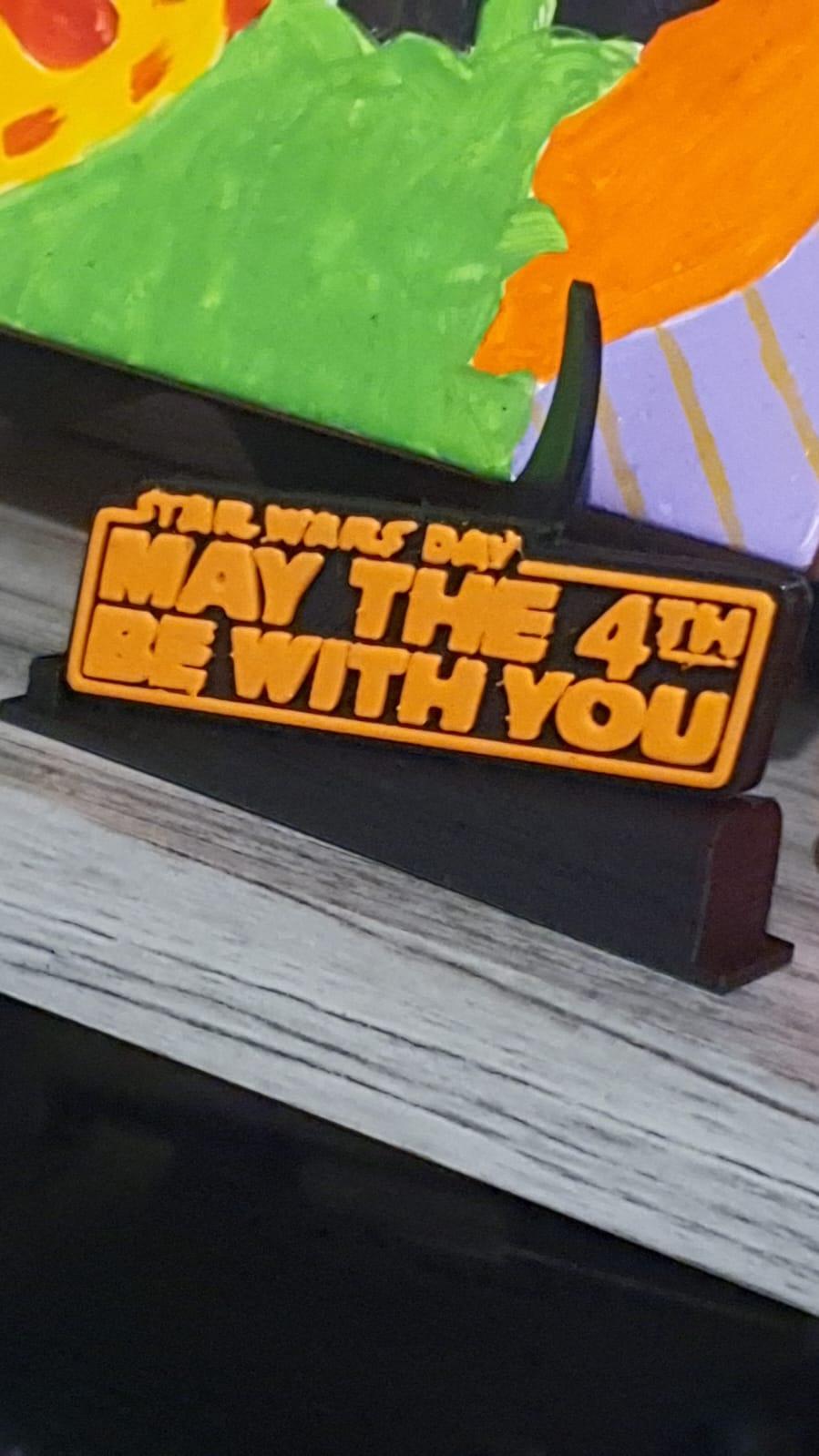 Star Wars Day - May The 4th Be With You 3d model