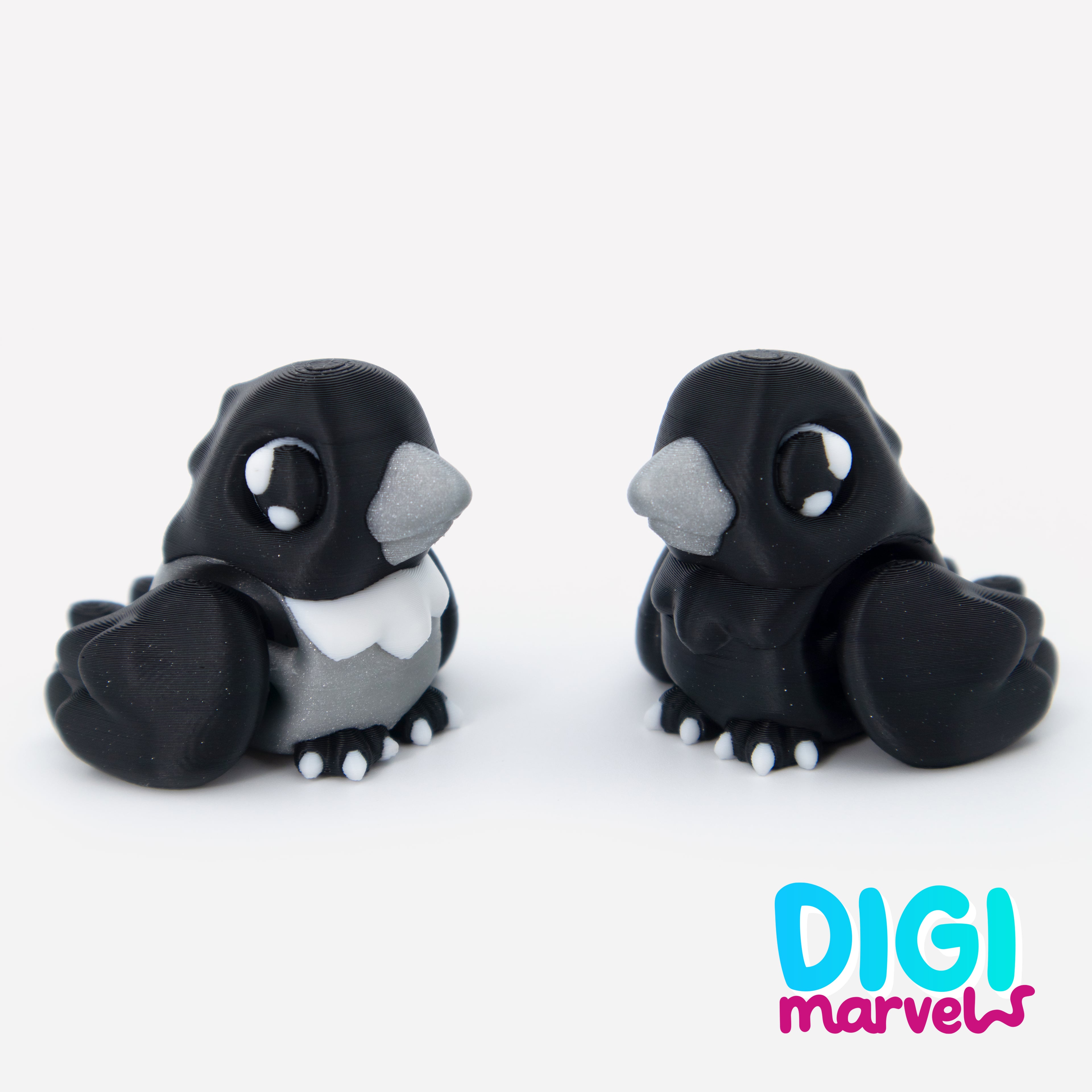 Crow Mini Flexi + Mini Lantern + Keychain 3d model