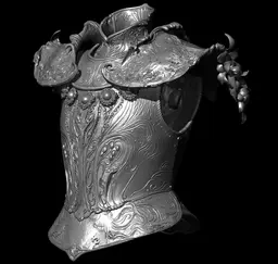 HOSLOW'S CUIRASS PAULDRONS GORGET TASSETS life size cosplay – Elden Ring Fan Art STL 3d model