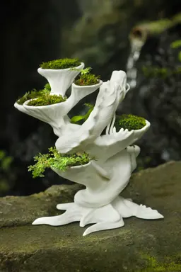 The Guardian Dragon Moss and Fern Planter 3d model