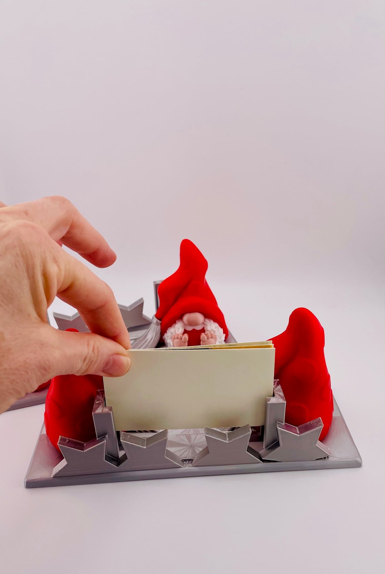 Christmas Gnome Business Card Holder 3d model