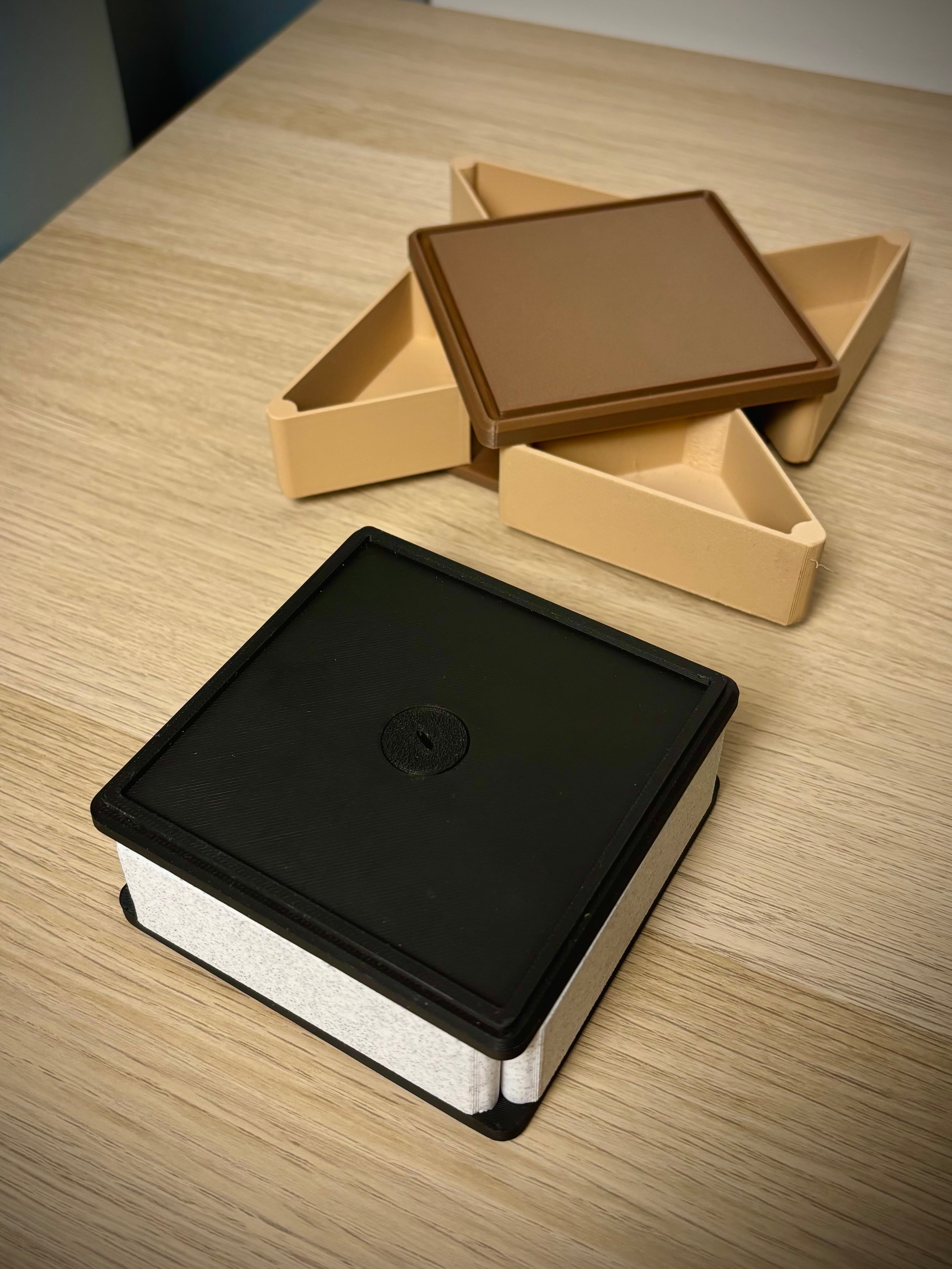 Rotatory Storage Box | Stackable Organizer 3d model