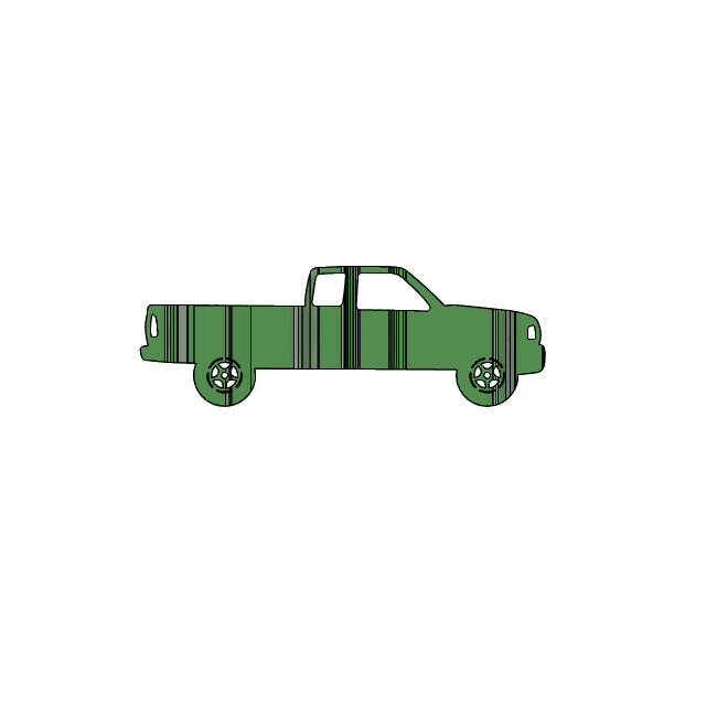 Ranger 2006 3D Car Flip Art Desk Display 3d model