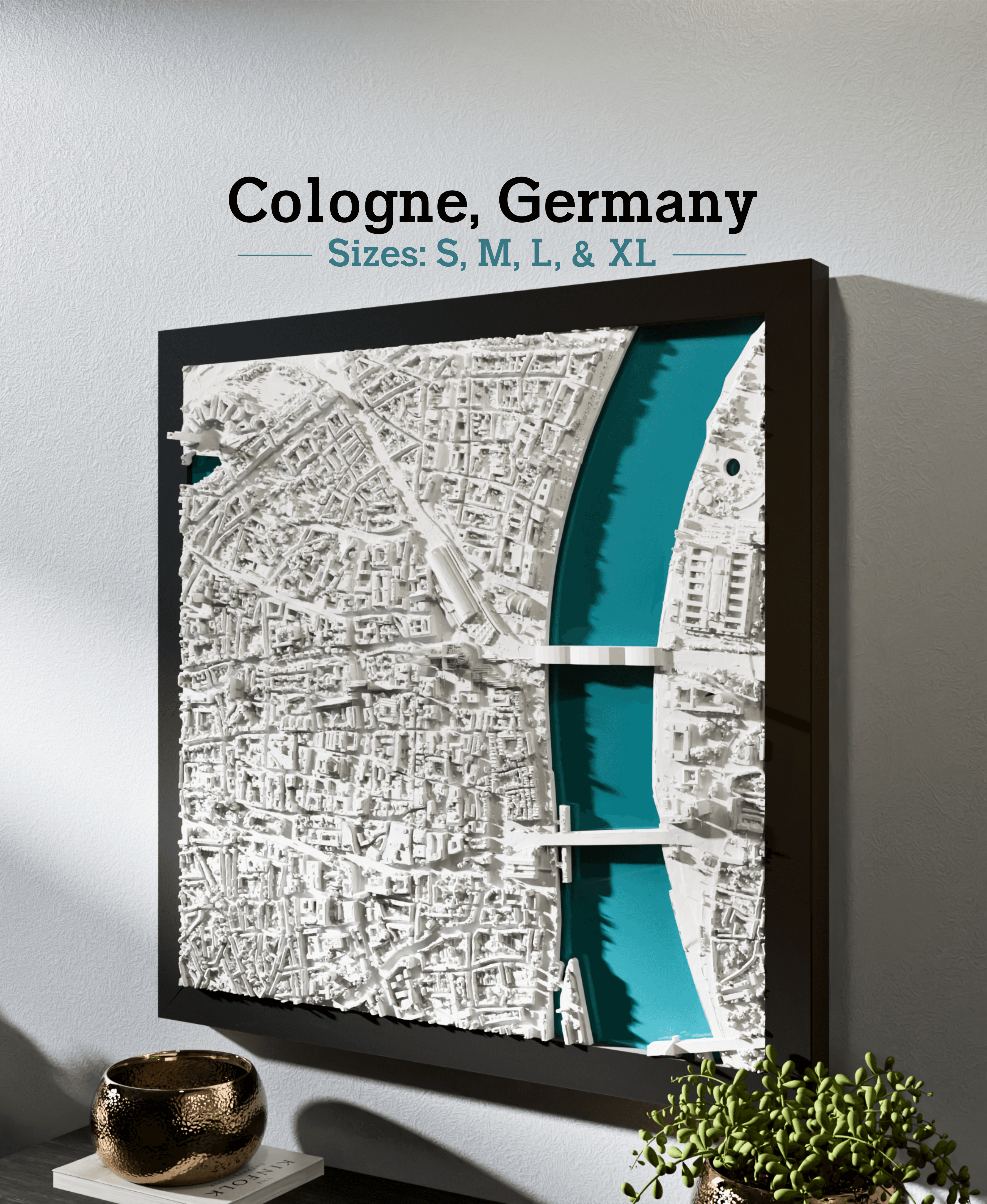 Cologne, Germany - S, M, L, & XL 3d model