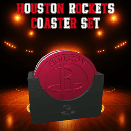 Houston Rockets Coaster Set (NBA) 3d model