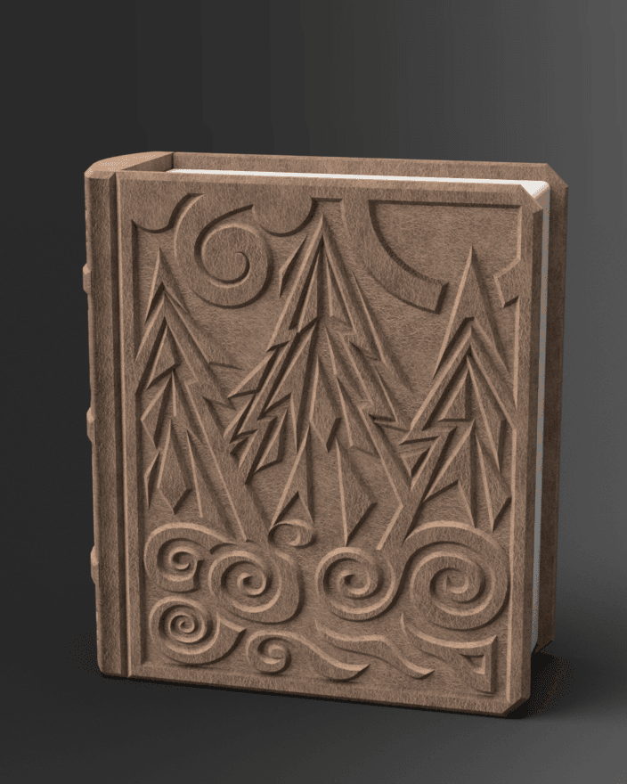 Alternate covers for Master Tome 3d model