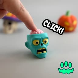 Spooky Fidget Clicker Keychain Bundle 3d model