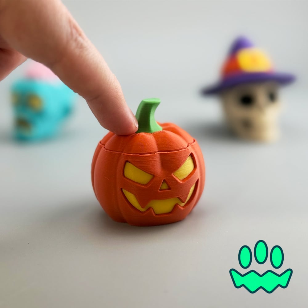 Spooky Fidget Clicker Keychain Bundle 3d model