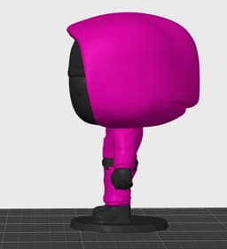 Squid Game Guard Inspired Funko Pop 3d model