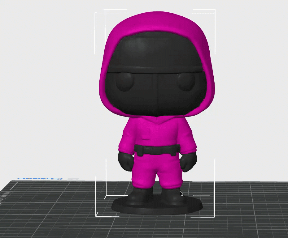 Squid Game Guard Inspired Funko Pop 3d model