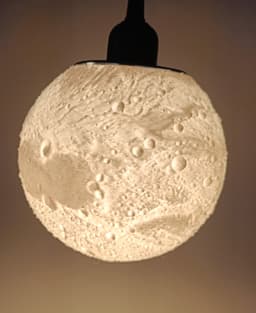 Hybrid Hanging/Desk Comet Vesta Lamp 3d model