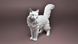 Maine coon cat 3d model