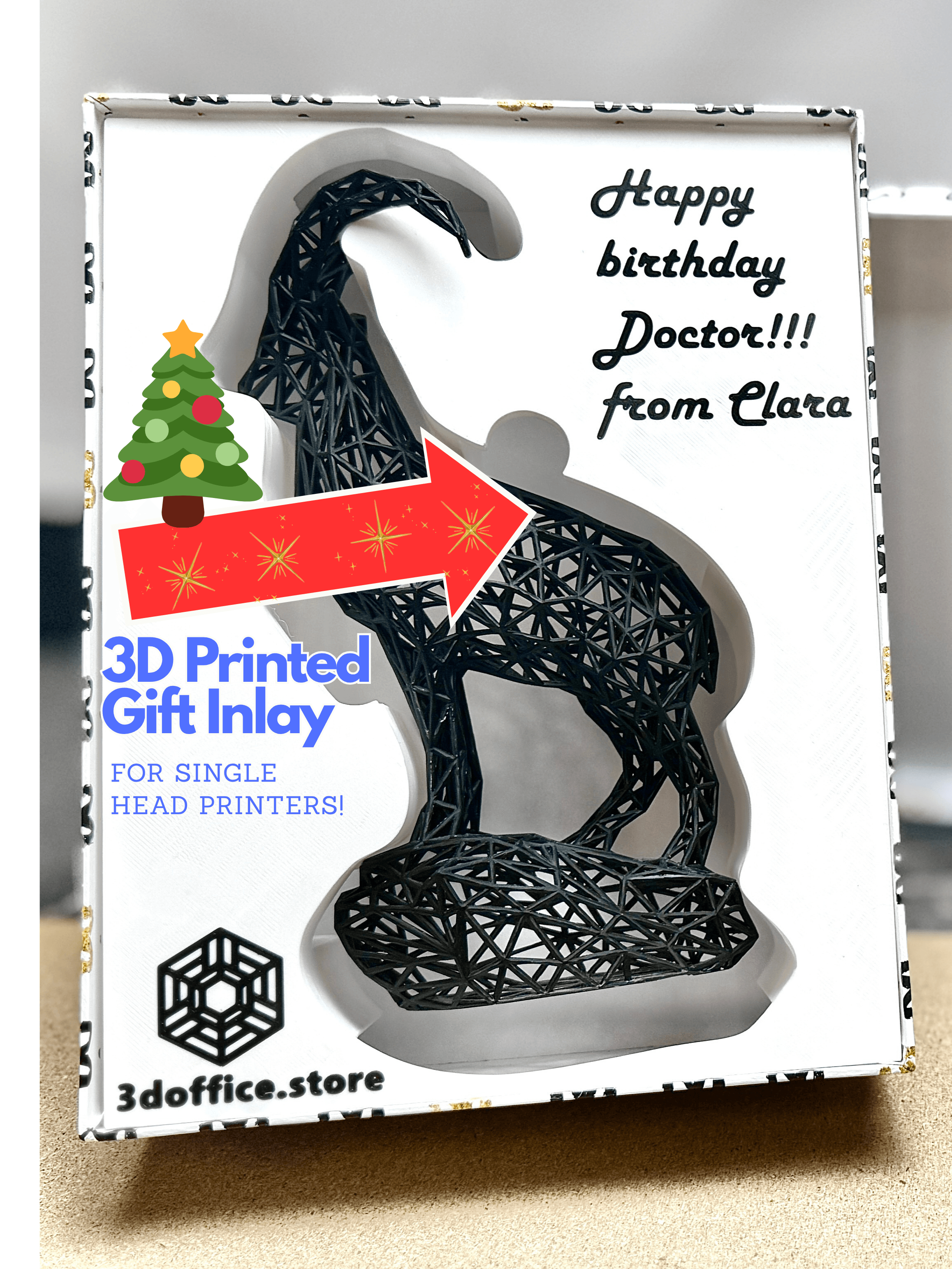 Gift / Shipping Inlay - Method 3d model