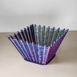 Square Woven Basket 3d model