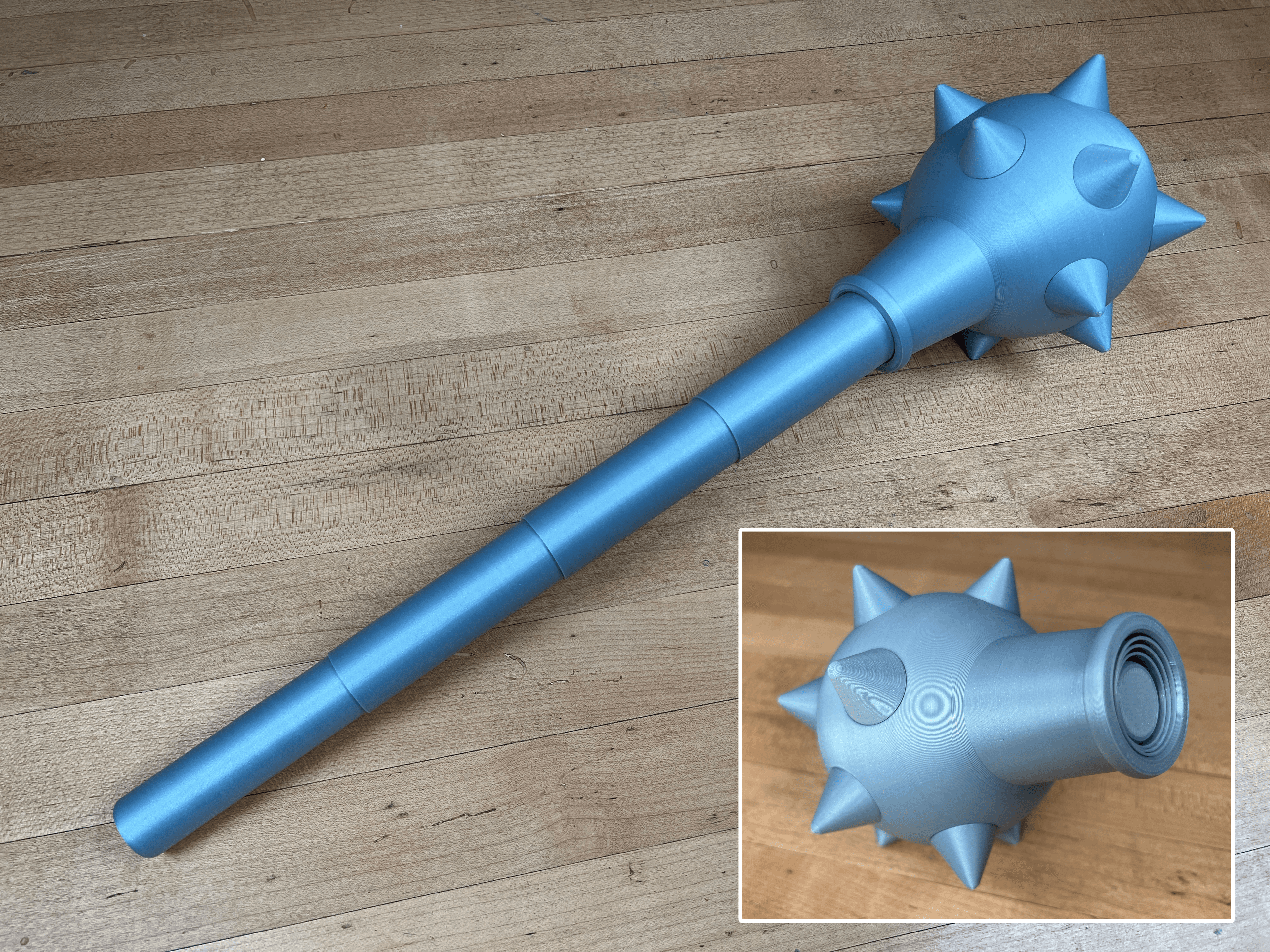 Collapsing Morning Star Print-in-Place 3d model