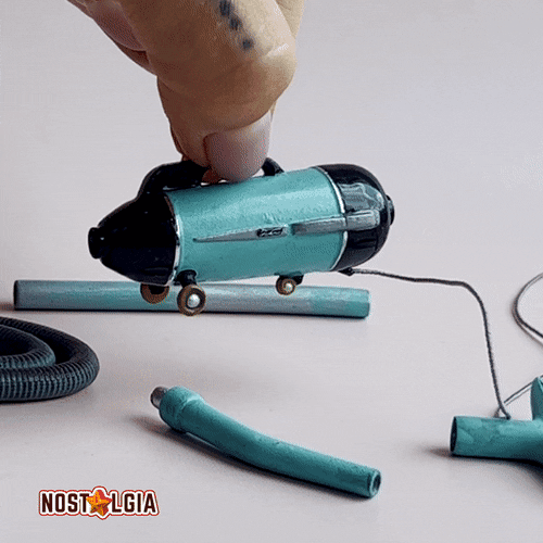 Vintage vacuum cleaner 3d model