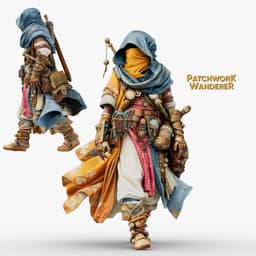 Patchwork Wanderer 3d model