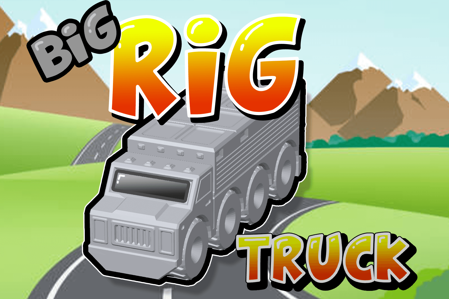 BIG RIG TRUCK 3d model