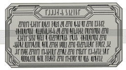 Living Waters Plaque - The Mandalorian Season 3 3d model