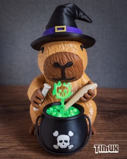 CAPYBARA WIZARD 3d model