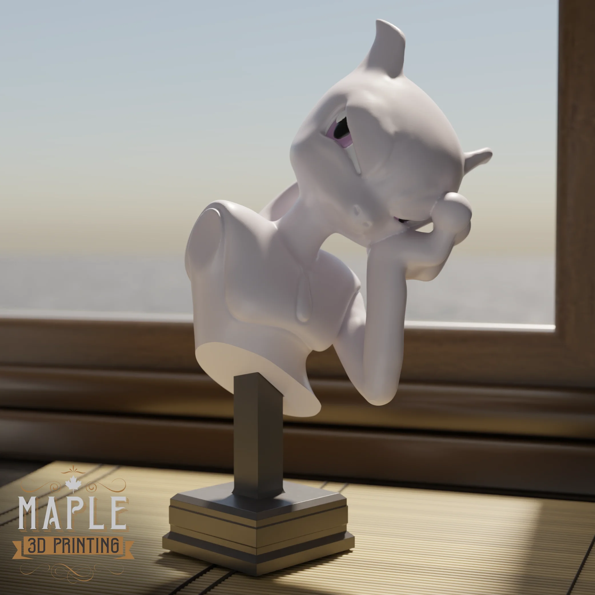 Mewtwo Bust - Tag Team Promo TCG 3d model