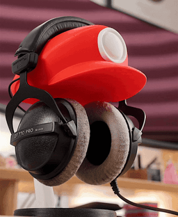 Plumber Cap Headphone Stand 3d model