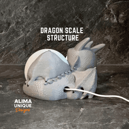 Relaxing Baby Dragon suitable for Alexa Echo Dot 5 3d model
