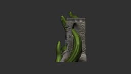 Kraken Castle Desk Light 3d model
