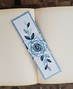 Floral Bookmark 3d model