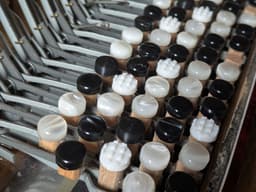 Accordion Buttons - 12.5 x 5.5 mm 3d model