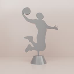 basketball player , Desk Decoration 3d model