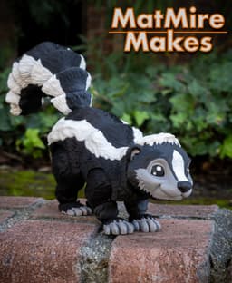 Skunk - Articulated Figure 3d model