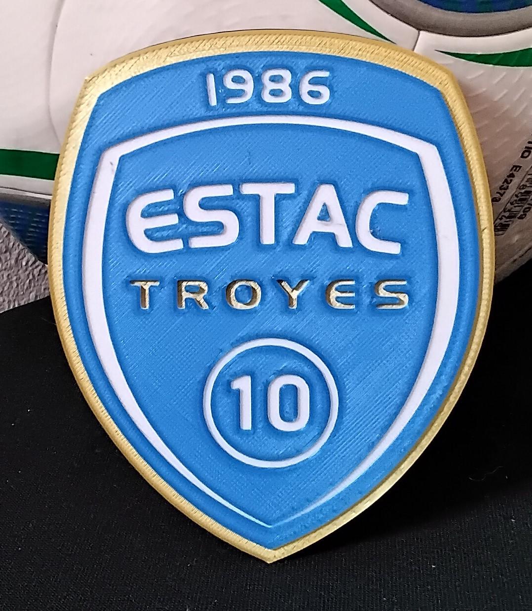 Espérance Sportive Troyes Aube Champagne (Troyes) coaster or plaque 3d model