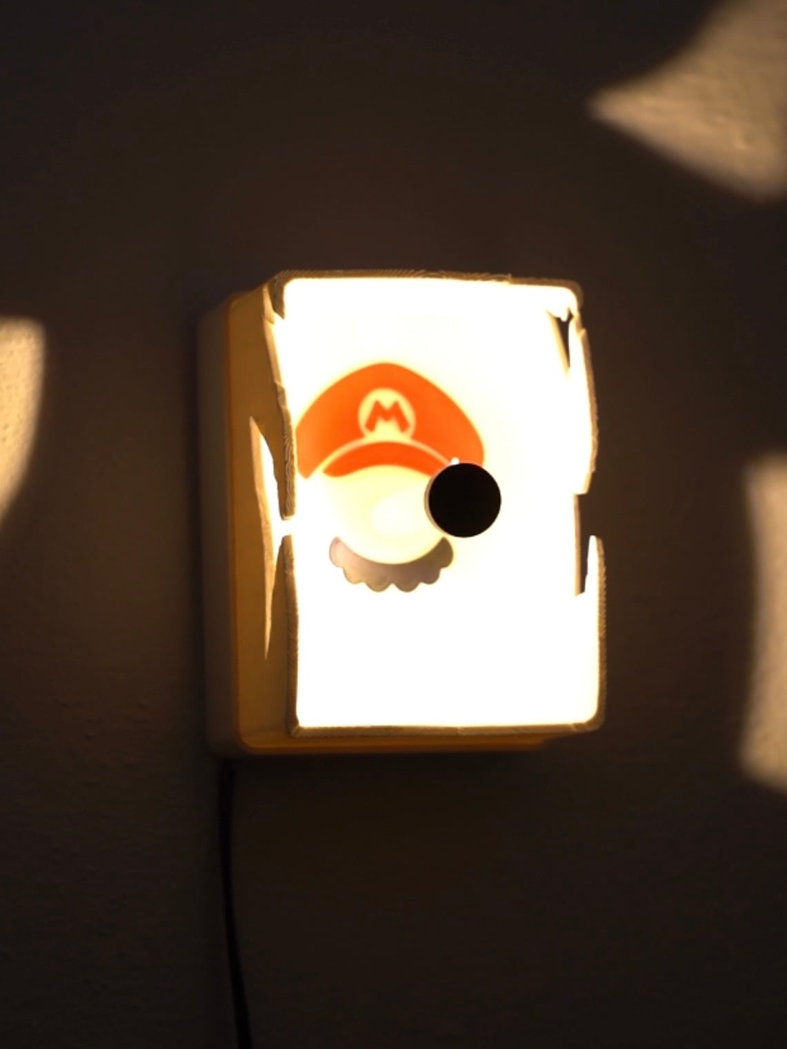 Super Mario Shadow Box Lamp 3d model