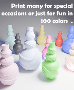 Modern Vases Set of 2 3d model