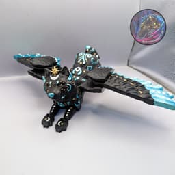 Flexi celestial wolf 3d model