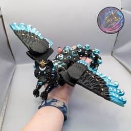 Flexi celestial wolf 3d model