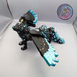 Flexi celestial wolf 3d model