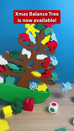 Christmas Tree Balance Stacking Game 3d model