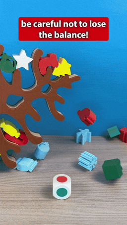 Christmas Tree Balance Stacking Game 3d model