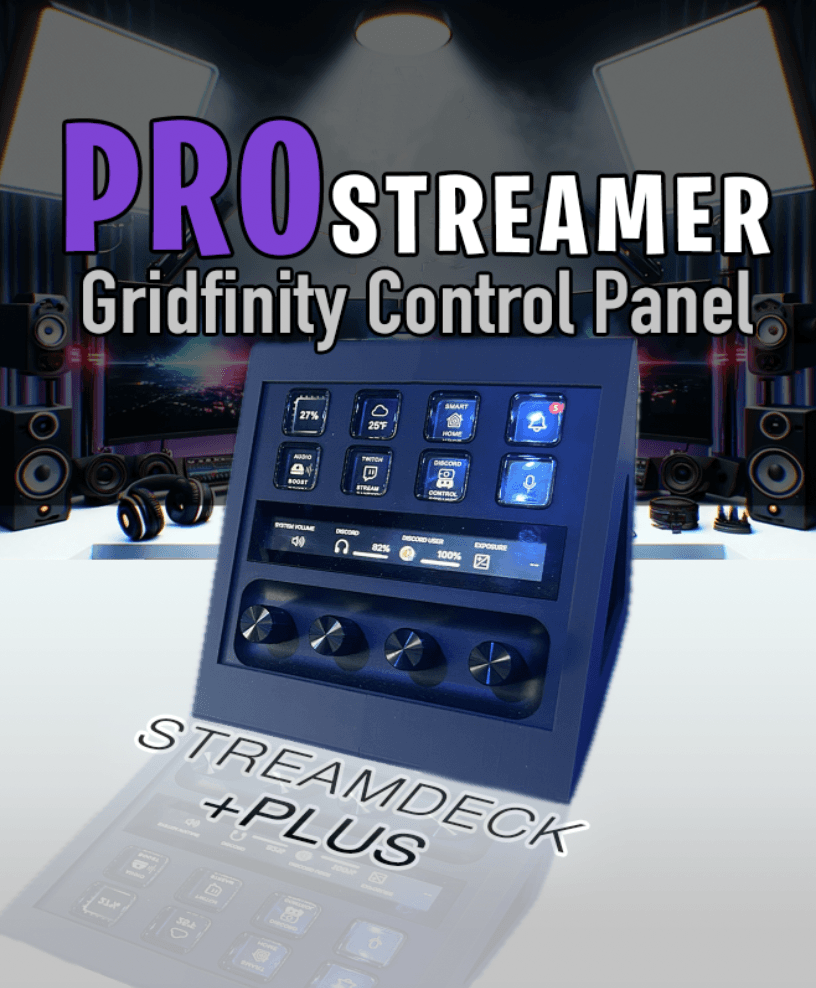 Pro Streamer - Stream Deck +PLUS Control Panel 3d model