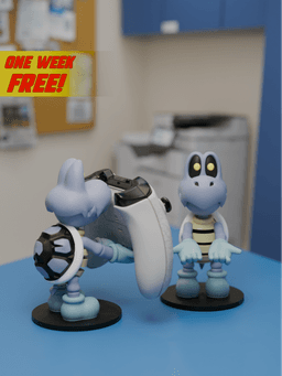 Dry Bones Controller Stand 3d model