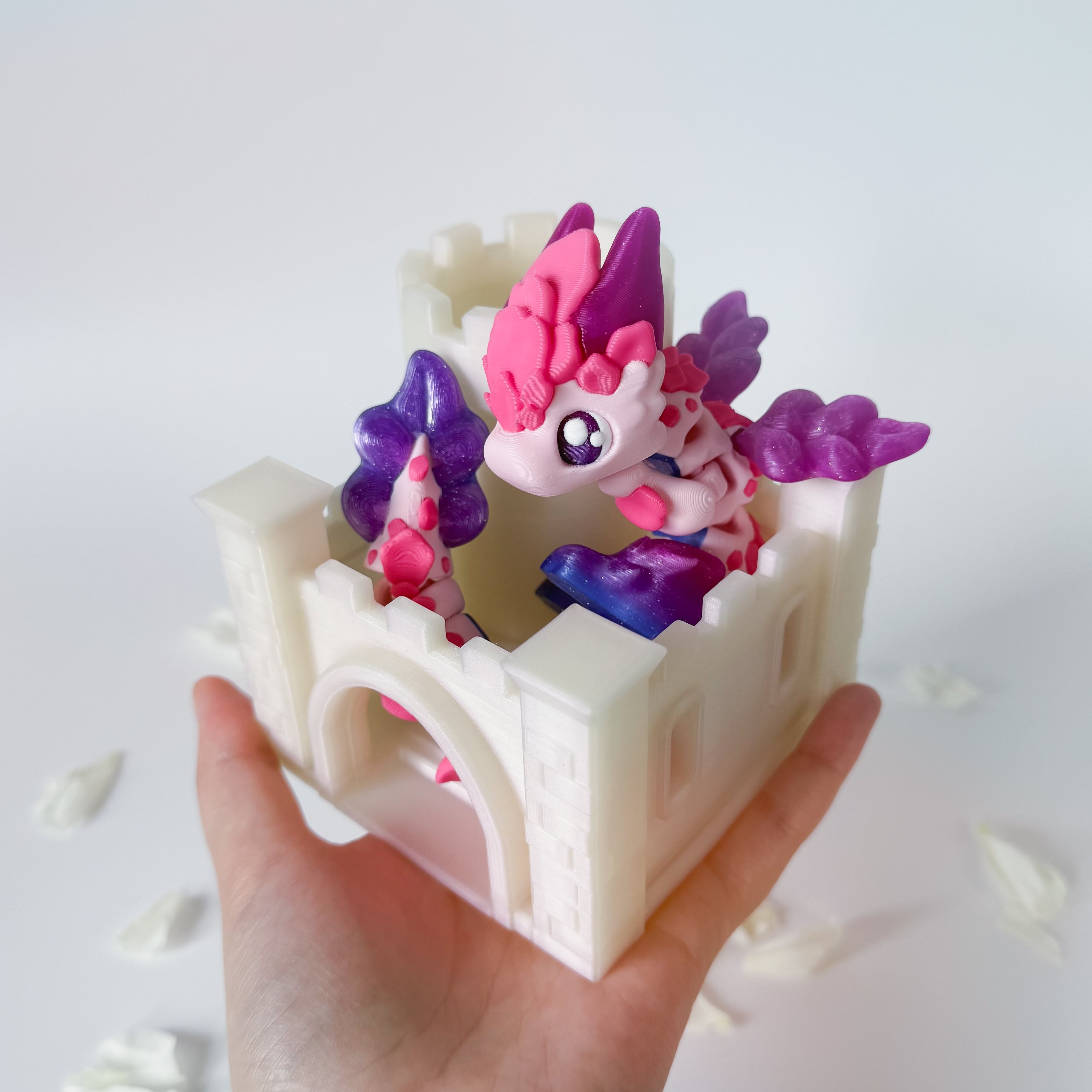 Sakura and Castle 3d model
