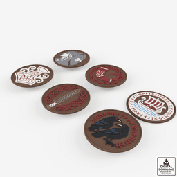 Odin’s Table – Viking Coasters for Modern Makers 3d model
