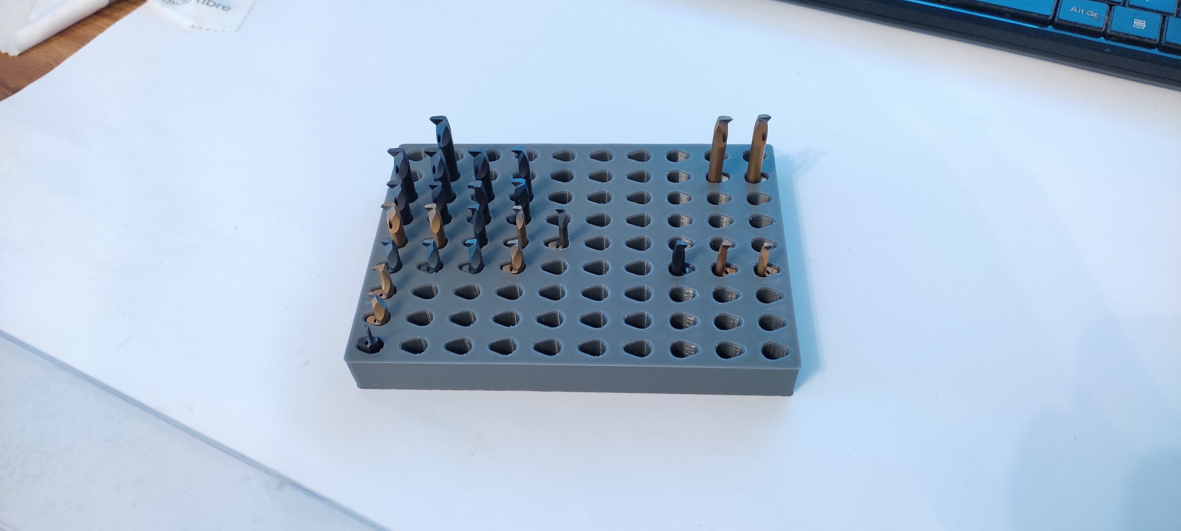 Trays for PH Horn 105 Super Mini Carbide Boring Bars 3d model
