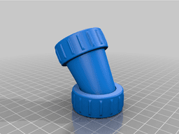 Laundry Detergent Soap Transfer Coupler Adapter 3d model