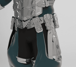 NightWing Samurai 3d model