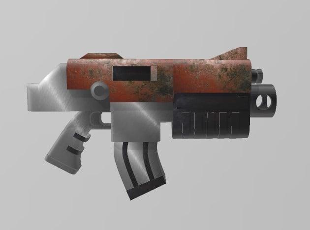 Warhammer Bolter Pistol 3d model