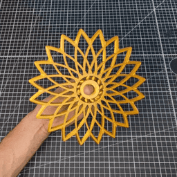 Solar Fidget Spinner 3d model